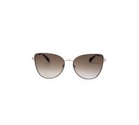 Longchamp Damen-Sonnenbrille in Schwarz-Silber - Größe 60 | Damen Brillen