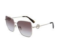 Longchamp Gold Metall Sonnenbrille Einheitsgröße