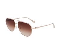 Longchamp Gold Metall Sonnenbrille Einheitsgröße