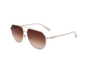 Longchamp Gold Metall Sonnenbrille Einheitsgröße