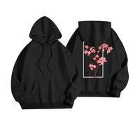 Longhoodies Damen Mit Kapuze Kapuzenpullover Jacke Sweatshirt Batik Pullover Herbst Lang Sweatjacke Stehkragen Kapuzenpulli Xs Koenigsblau Zwillingsherz Hoodie Gestreift Perlen Langarm Baumwolle