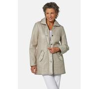Steppjacke GOLDNER "Kurzgröße Longjacke mit Steppung", Damen, Gr. 20, beige (beige, helltaupe), Obermaterial: 100% Polyester PES., normal, Sonstiges, Jacken Steppjacke, Ohne (25286218-20) beige, hellt