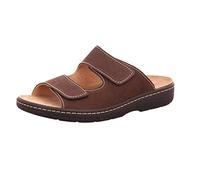 Longo Pantolette Wörishf Nubuk Wechselfußbett Braun Gr. 44 Herren