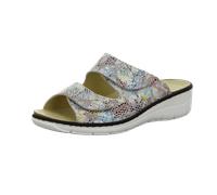Longo Bequem-Pantolette,multi für Damen, bunt, Größe 36 EU
