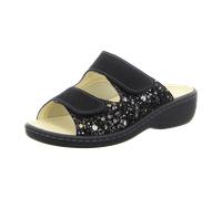 Longo Bequem-Pantolette,nuss/taupe für Damen, schwarz, Größe 42 EU