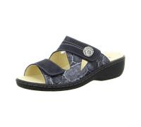 Longo Bequem-Pantolette,schwarz/navy für Damen, blau, Größe 40 EU