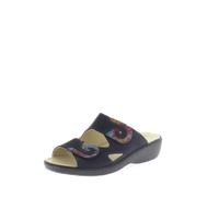 Longo Bequeme Pantoletten für Damen, blau, Größe 40 EU