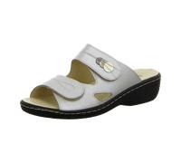 Longo Bequeme Pantoletten für Damen, weiß, Größe 36 EU