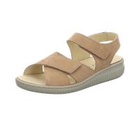 Longo Bequeme Sandalen für Damen, beige, Größe 38 EU