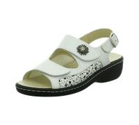 Longo Bequeme Sandalen für Damen, weiß, Größe 36 EU