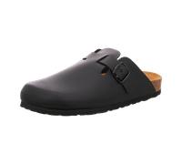 Longo Clogs Tieffußbett für Herren, schwarz, Größe 49 EU