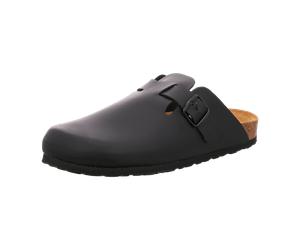 Longo Clogs Tieffußbett für Herren, schwarz, Größe 50 EU
