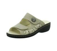 Longo Damen-Bequempantolette,taupe/b für Damen, beige, Größe 38 EU