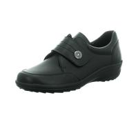 Longo Damen-Klettslipper,black für Damen, schwarz, Größe 42 EU