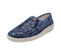Longo Damen-Slipper für Damen, blau, Größe 39 EU