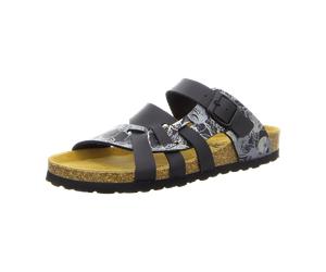 Longo Damen-Tieffußbett-Pantolette,s für Damen, schwarz, Größe 39 EU