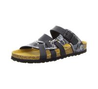 Longo Damen-Tieffußbett-Pantolette,s für Damen, schwarz, Größe 40 EU