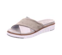 Longo Komfort Pantoletten für Damen, grün, Größe 38 EU