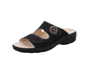 Longo Pantolette Weichbettung Damen Blau Neu Wörishofen für Damen, blau, Größe 36 EU