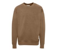 Longpullover 11 PROJECT "Sweatshirt PRAndreas", Damen, Gr. XXL, braun (cub), Web, Obermaterial: 60% Baumwolle CO. 40% Polyester PES., unifarben, Casual, normal, Rundhals, Sweatshirts Longpullover (701