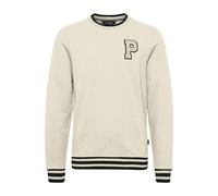 Longpullover 11 PROJECT "Sweatshirt PRVan", Herren, Gr. L, beige (cloud cream), Obermaterial: 100% Baumwolle CO., Sweatshirts Longpullover (20122708-L) cloud cream