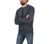 Longpullover BLEND "BHAlex", Herren, Gr. S, blau (navy), Sweatware, 60% Baumwolle, 40% Polyester, regular fit, Rundhals, eingesetzt, Pullover Longpullover, Sweatpullover mit Raglanärmeln und elastisch
