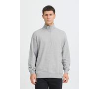 Longpullover BLEND "BHBriso", Herren, Gr. L, stone mix, Sweatware, 60% Baumwolle, 40% Polyester, unifarben, normal normal, hoch geschlossener Ausschnitt, Pullover Longpullover, Klassischer Sweat-Troye