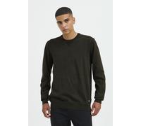 Longpullover BLEND "BHBruton", Herren, Gr. L, forest night, 100% Polyester, meliert, regular fit normal, Rundhals, eingesetzt, Pullover Longpullover, Stilvoller melierter Strickpullover (99279156-L) f