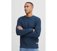 Longpullover BLEND "BHChristo", Herren, Gr. 3XL, blau (marineblaus), Sweatware, 57% Baumwolle, 43% Polyester, regular fit normal, Rundhals, Pullover, Klassisches Sweatshirt mit Rundhalsausschnitt (448