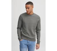 Longpullover BLEND "BHChristo", Herren, Gr. S, iron gate, Sweatware, 57% Baumwolle, 43% Polyester, regular fit normal, Rundhals, Pullover Longpullover, Klassisches Sweatshirt mit Rundhalsausschnitt (1