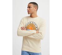 Longpullover BLEND "BHClios", Herren, Gr. XXL, cloud cream, Sweatware, 100% Baumwolle, regular fit normal, Rundhals, eingesetzt, Pullover Longpullover, Klassisches Sweatshirt mit Rundhalsausschnitt (7