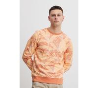 Blend 20715350 Herren Sweatshirt Pullover Pulli mit Rundhalsausschnitt O-Neck Print Sommer Blumen, Größe:L, Farbe:Brandied Melon (161340)