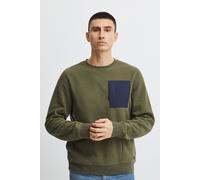 Longpullover BLEND "BHSweatshirt", Herren, Gr. XXL, cypress, Sweatware, 100% Polyester, regular fit normal, Rundhals, Pullover Longpullover, Klassisches Sweatshirt mit Rundhalsausschnitt (24607634-XXL
