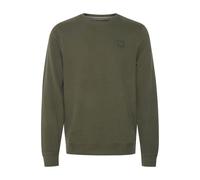 Longpullover BLEND "Sweater BHAvebury", Herren, Gr. S, grün (deep depths), Obermaterial: 100% Baumwolle CO., Sweatshirts Longpullover (65466967-S) deep depths
