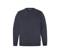 Longpullover BLEND "Sweater BHBdownton", Herren, Gr. 4XL, blau (schwarz navy), Obermaterial: 50% Baumwolle CO. 50% Polyester PES., Pullover Longpullover (38992926-4XL) schwarz navy