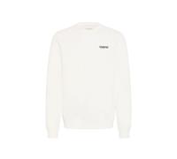 Longpullover BLEND "Sweater BHBrody", Herren, Gr. 3XL, weiß (snow weiß), Obermaterial: 60% Baumwolle CO. 40% Polyester PES., Pullover Longpullover (14571346-XXXL) snow weiß