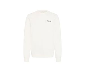 Longpullover BLEND "Sweater BHBrody", Herren, Gr. 3XL, weiß (snow weiß), Obermaterial: 60% Baumwolle CO. 40% Polyester PES., Pullover Longpullover (14571346-XXXL) snow weiß