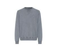 Longpullover BLEND "Sweater BHFactor", Herren, Gr. L, grau (iron gate), Obermaterial: 100% Baumwolle CO., Pullover Longpullover (53368542-L) iron gate