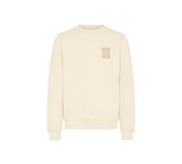 Longpullover BLEND "Sweater BHFelica", Herren, Gr. 3XL, beige (oyster grau), Obermaterial: 100% Baumwolle CO., Pullover Longpullover (67512346-XXXL) oyster grau
