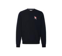 Longpullover BLEND "Sweater BHJapa Backprint", Herren, Gr. XL, schwarz, Obermaterial: 60% Baumwolle CO. 40% Polyester PES., Pullover Longpullover (57446317-XL) schwarz