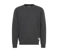 Longpullover BLEND "Sweater BHMBHANDERS", Herren, Gr. XXL, grau (charcoal mix), Obermaterial: 60% Baumwolle CO. 40% Polyester PES., Pullover Longpullover (34302761-XXL) charcoal mix
