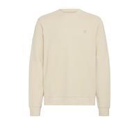 Longpullover BLEND "Sweater BHRylan", Herren, Gr. L, grau (oyster gray), Obermaterial: 100% Baumwolle CO., Pullover Longpullover (33266638-L) oyster gray