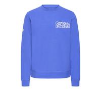 Longpullover BLEND "Sweater BHSun", Herren, Gr. S, blau (dazzling blau), Obermaterial: 100% Baumwolle CO., Pullover Longpullover (22503757-S) dazzling blau