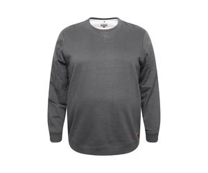 Longpullover BLEND "Sweatshirt BHAlex Big & Tall", Herren, Gr. 4XL, grau (charcoal mix), Obermaterial: 60% Baumwolle CO. 40% Polyester PES., Sweatshirts Longpullover (47493920-4XL) charcoal mix