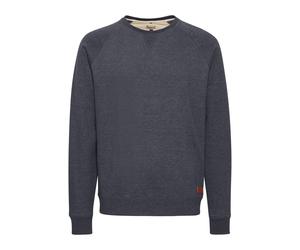 Longpullover BLEND "Sweatshirt BHAlex", Herren, Gr. L, blau (navy), Obermaterial: 60% Baumwolle CO. 40% Polyester PES., Sweatshirts Longpullover (82806139-L) navy