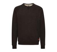 Longpullover BLEND "BHAlex", Herren, Gr. L, schwarz, Sweatware, 60% Baumwolle, 40% Polyester, unifarben, regular fit, Rundhals, eingesetzt, Pullover Longpullover, Sweatpullover mit Raglanärmeln und el