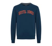 Longpullover BLEND "Sweatshirt BHBillie", Herren, Gr. XXL, blau (marineblaus), Obermaterial: 60% Baumwolle CO. 40% Polyester PES., Pullover Longpullover (13415056-XXL) marineblaus
