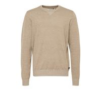 Longpullover BLEND "Sweatshirt BHBruton", Herren, Gr. 3XL, beige (cornstalk), Obermaterial: 100% Polyester PES., Sweatshirts Longpullover (90593221-XXXL) cornstalk