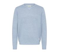Longpullover BLEND "Sweatshirt BHBruton", Herren, Gr. S, blau (faded denim), Obermaterial: 100% Polyester PES., normal, Sweatshirts Longpullover (64971758-S) faded denim