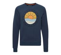 Longpullover BLEND "Sweatshirt BHClios", Herren, Gr. XL, blau (marineblaus), Obermaterial: 100% Baumwolle CO., Sweatshirts Longpullover (69366155-XL) marineblaus